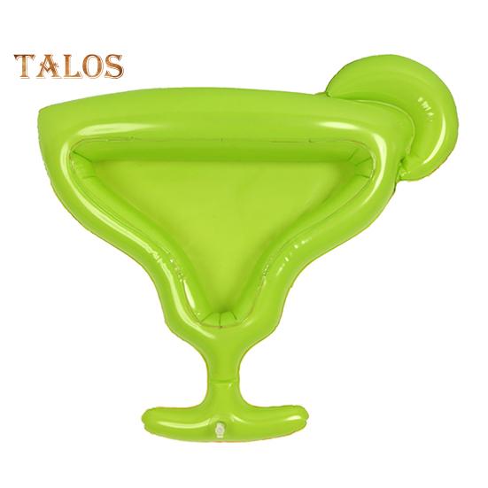 

Надувний тримач для напоїв у басейні, плаваючий тримач для напоїв, сервірувальний лоток, прохолодний тримач для крижаних напоїв, літній басейн, пляжні аксесуари для вечірок E