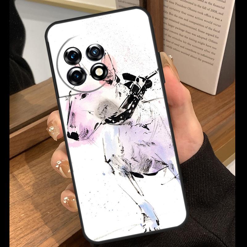 English Bull Terrier Dog Case For OnePlus 15R 13R 13T 12R 15 13 12 11 10 Pro 10T Nord CE 3 4 Lite N20 N30 Nord 5 Cover