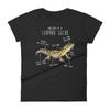 Tricou Bărbați Gecko Leopard, Cadou Iubitor Reptile de Companie, Tricou Șopârlă Amuzant, Tricou Drăguț Gecko, Tricou Animal Anatomie Herpetolog