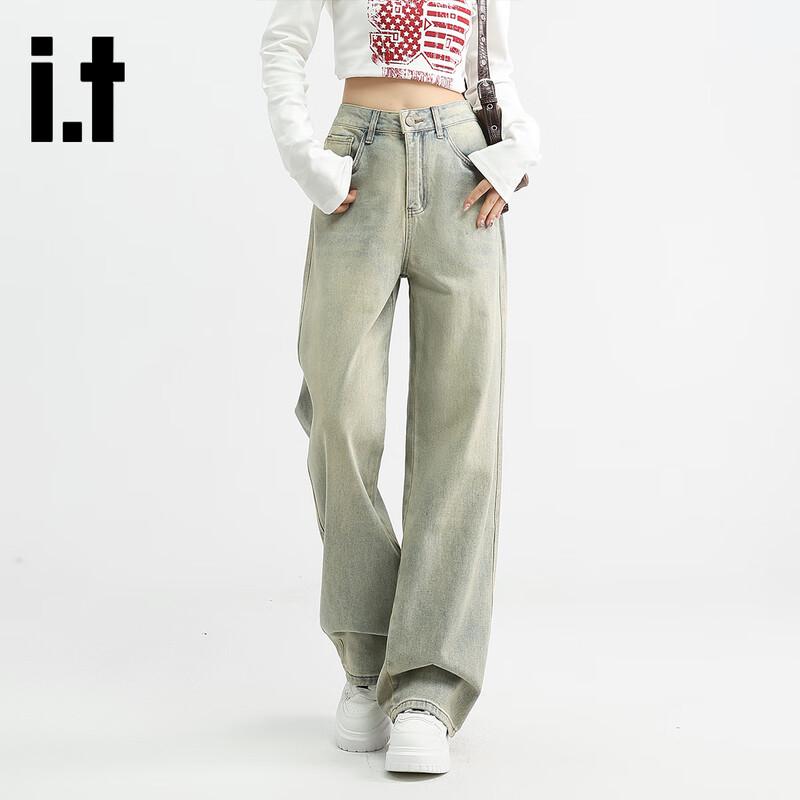 

Izzue Women s High-Waist Wide-Leg Jeans 2XL