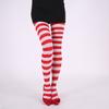 Christmas Stockings Striped High Elasticity Lady Vintage High Waist Pantyhose Cosplay Costume