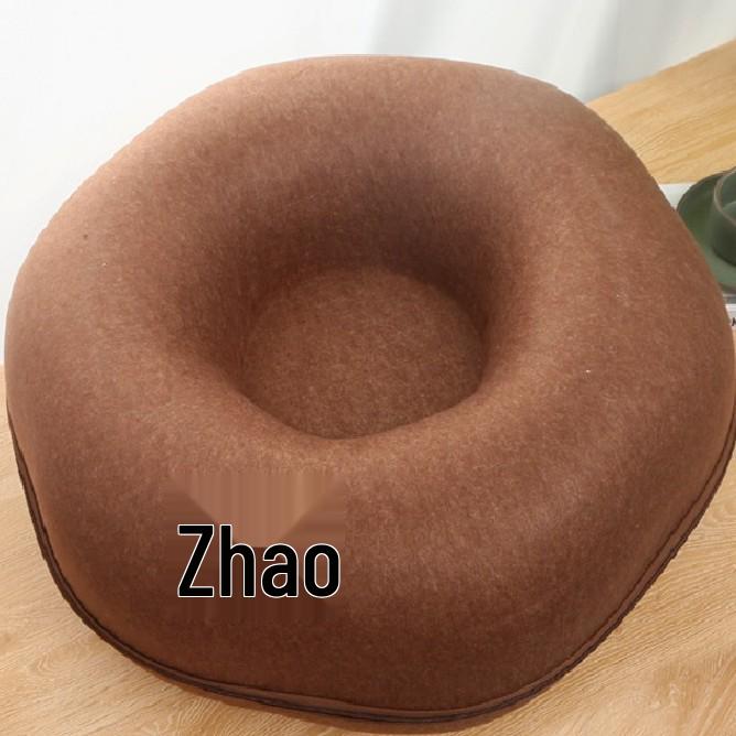 Detachable Felt Cat Bed: Semi-Enclosed Donut Tunnel for All Seasons