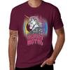 Funny Heavy Metal Unicorn Design T-Shirt Blacks Oversized Graphic Tee Men's Cotton T-shirt