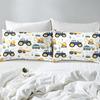 Automobile Construction Vehicle Duvet Set Bedding Set For Bedroom Three-Piece Set