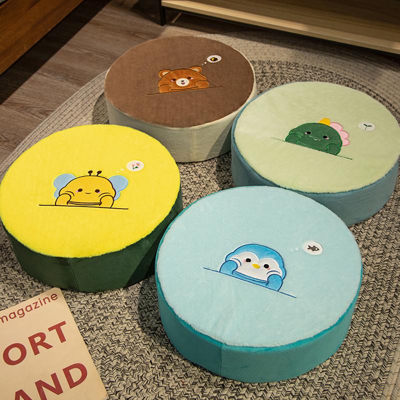 Cute Penguin Bee Sponge Seat Cushion Office Seat Cushion Girls Bedroom Tatami Futon Pad Birthday Gift
