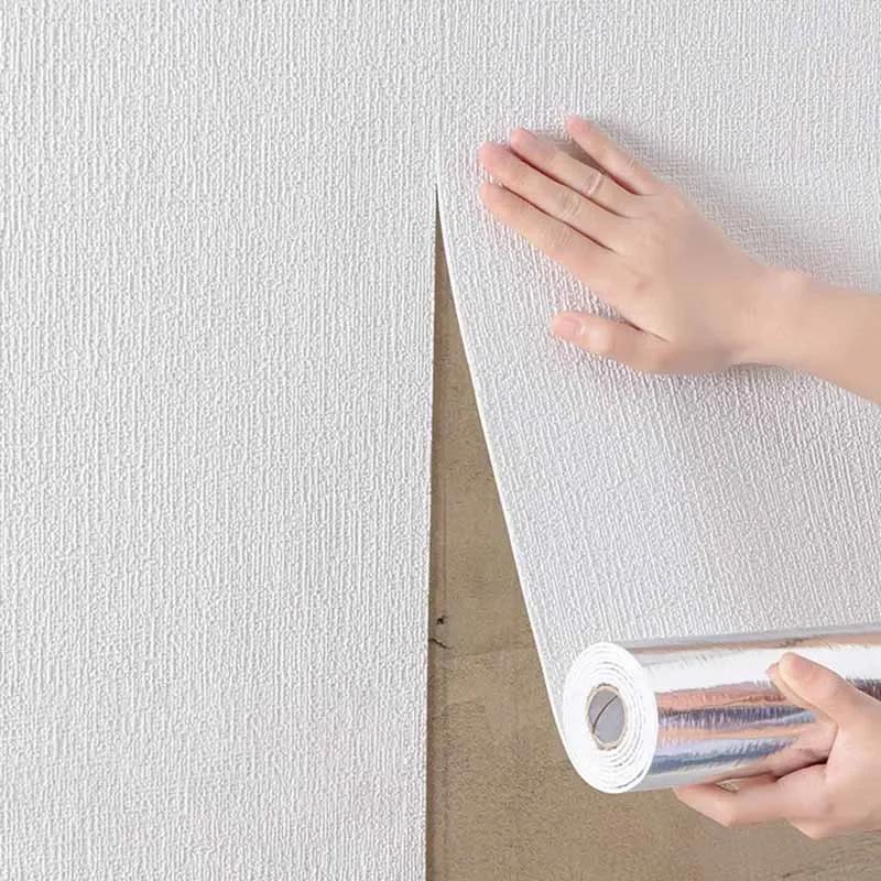 3D White Foam Self-adhesive Wallpaper Waterproof Moisture-proof and Moldy Resistant Wall Sticker For Living Room Home Decoration