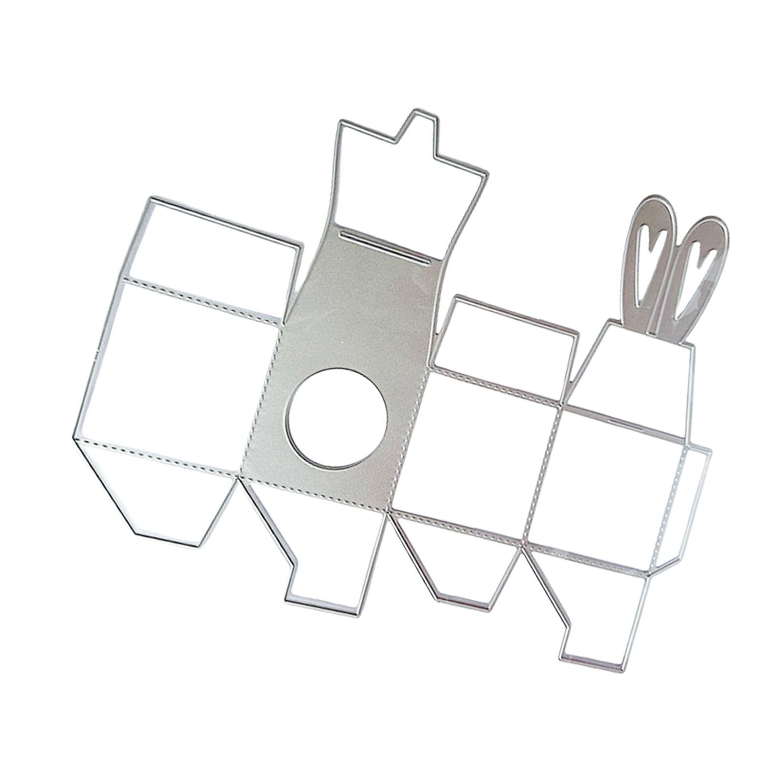 

Bunnies Ears Box Cutting Dies Carbon Steel Die Cut Templates for Card Making Scrapbooking Packaging Embellishment