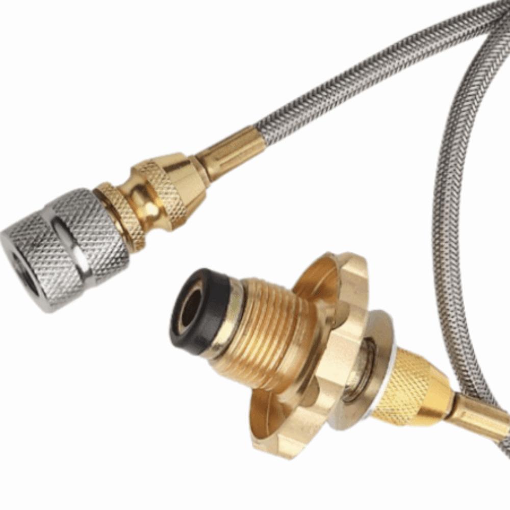 Easy Control Gas Bottle Adapter Stainless Steel, Copper Propane Refill Adapter  Barbecue Cooking
