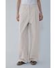 Bobeu One-Tuck Pleated Wide Chino Pants_Ecru 7156230001