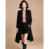 Women's Double-Breasted Lapel Long Coat
