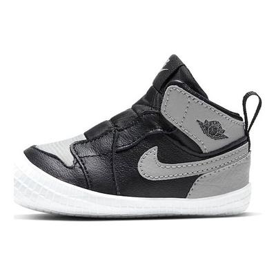 Air 1 Crib Bootie Shadow 2018 Bebek Spor Ayakkabı Siyah Orta Gri Beyaz AT3745-013