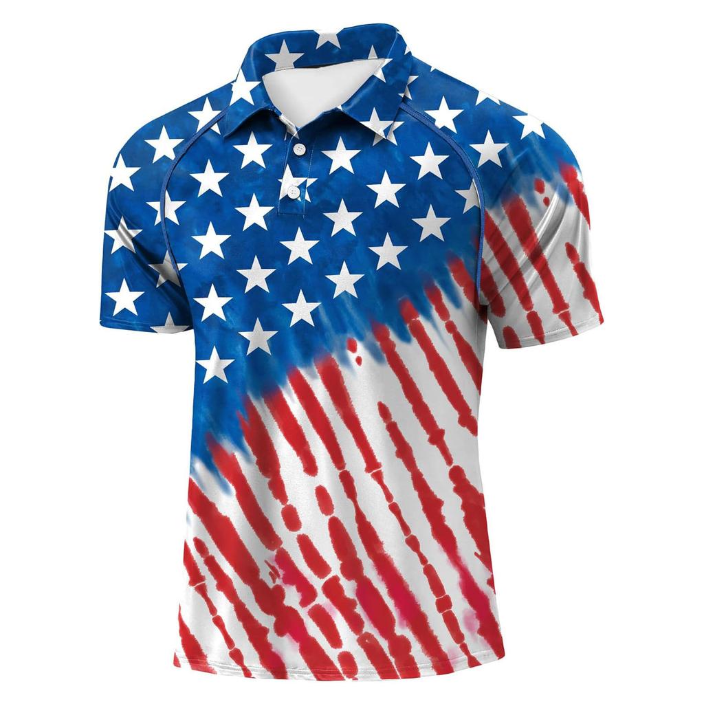 Men's Casual Button-Down Collar Short-Sleeve Shirt