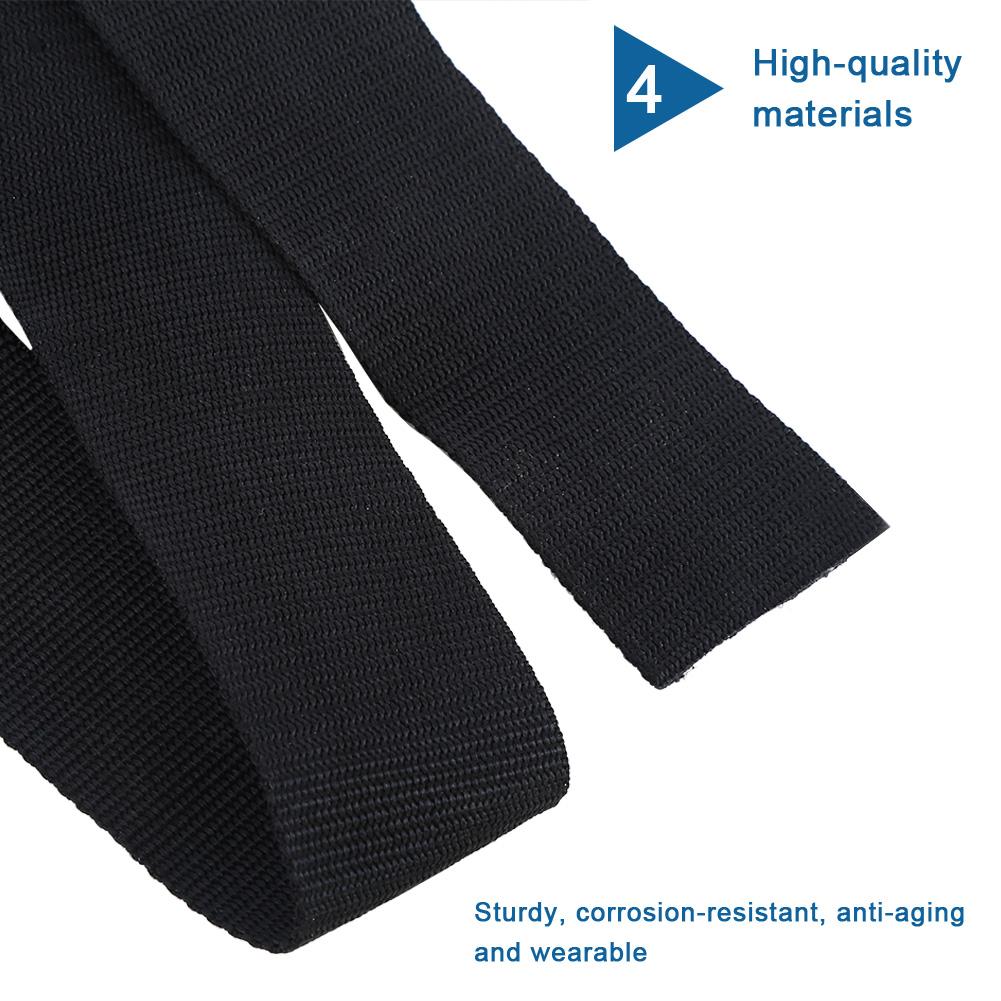 Portable Kayak Canoe SUP Surfboard Adjustable Nylon Carrying Strap Belt with Paddle Loop