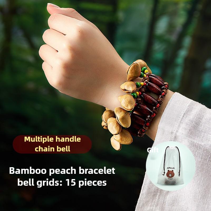 Handgefertigte Dola Muschel Handglocke Rassel Heilende Windglocke Natürliche Klangtherapie Musik Handglocken Musikalische Perkussionsinstrumente