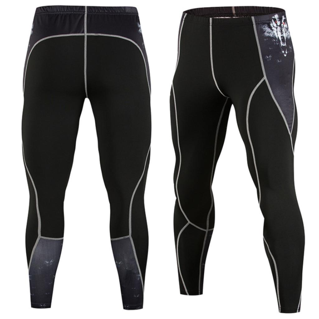 Men's Thermal Underwear Set 5 Size XL Black [BTER15]