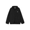 Originální mikina s kapucí na zip s vyšívaným logem Originals Trefoil a elastickým lemem, pánská sportovní bunda, černá H34687
