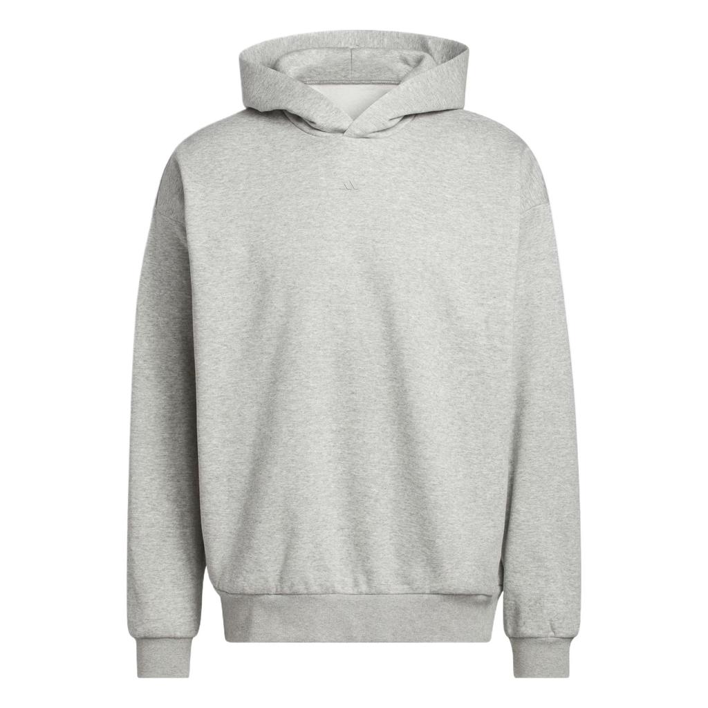 adidas Basketball Fleece Hoodie Light Grey Heather Unisex JZ9532