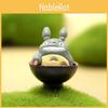Cute Cartoon Tea Drinking Totoro Mini Model For Micro Landscape Decoration Prop