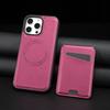 Compatible with iPhone 16 15 Pro, Magnetic Detachable Wireless Charging Two-in-one Card Slot Anti-drop Phone Case