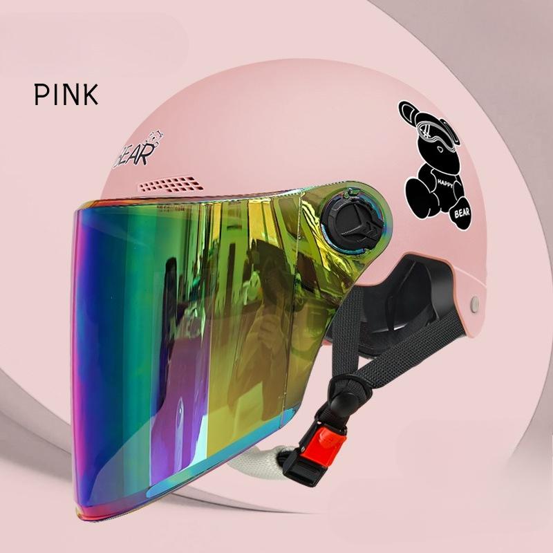 Electric Vehicle Four-season Helmet Motorcycle Helmet Summer Sun Protection Women's Helmet Men's Electric Vehicle Half Helmet