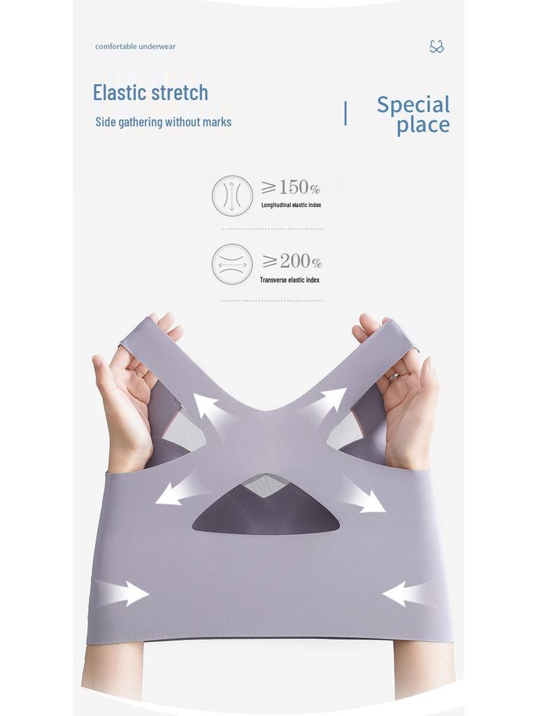 Seamless Plus Size Shockproof Sports Bra with Widened Side Wall and Push-Up Support, No Steel Ring
