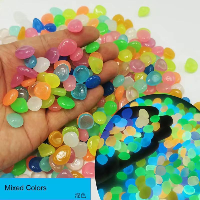 

100 шт. Світлова скеля, камінь, світлова темна садова галька, прикраса акваріума на тротуарі, акваріуми, станок для акваріумів