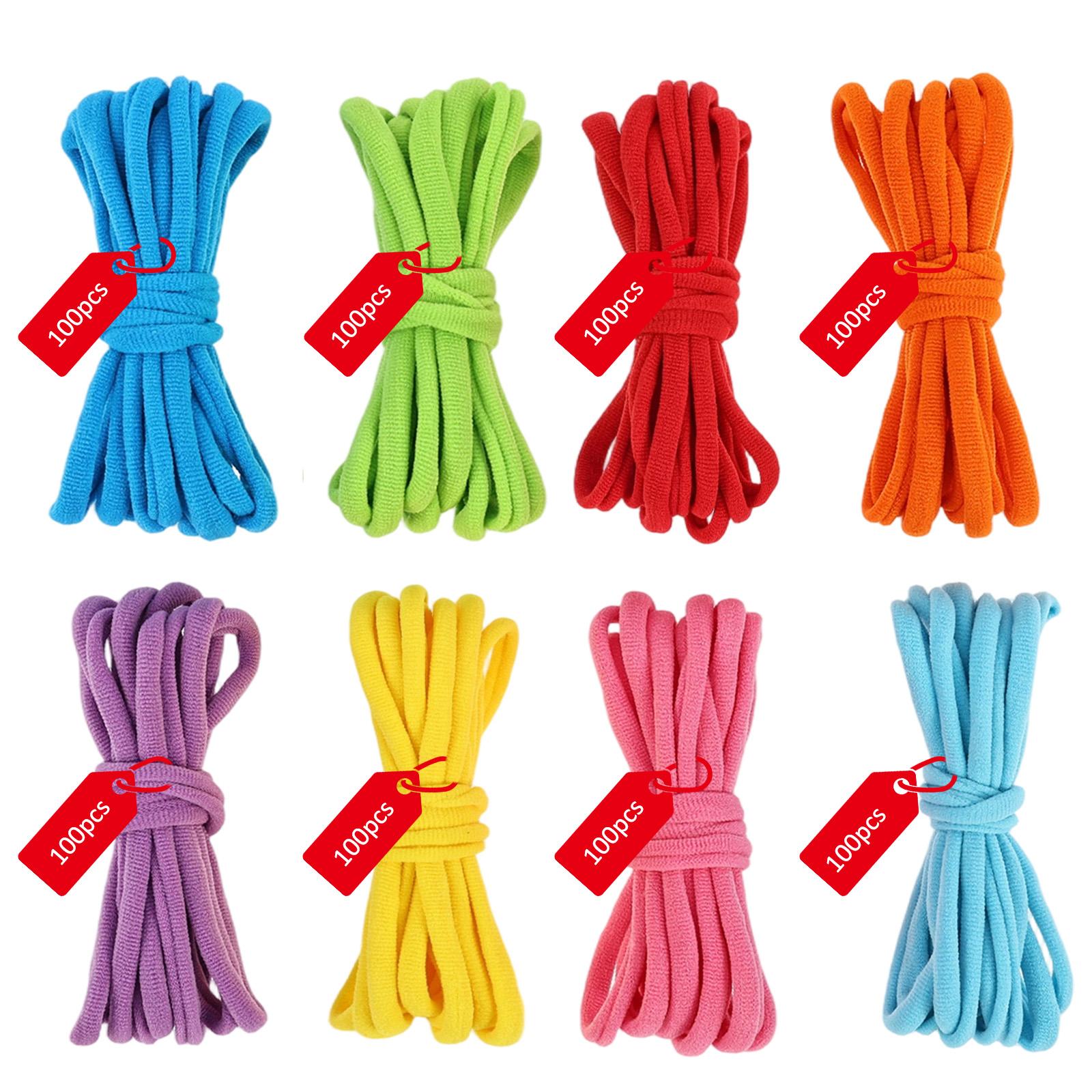 

800 шт. Сменные петли для 7-дюймового ткацкого станка, эластичная плетеная веревка, 8 цветов, петли для прихваток, эластичный полиэстер, ленты для поделок DIY