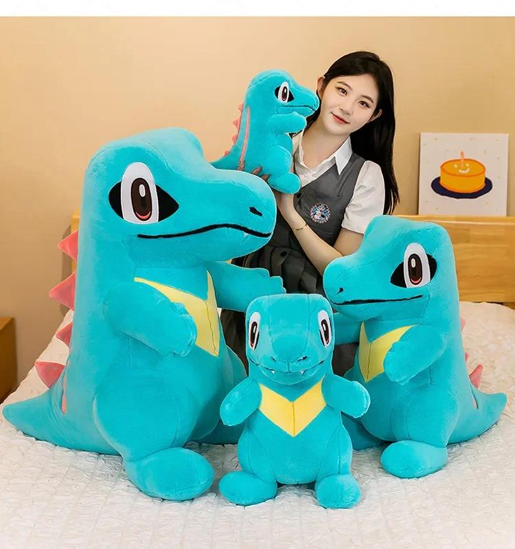 Hot 30-60cm Pokemon Totodile Plush Toys Dolls Pillow Kawaii Anime Plushie Soft Toys Stuffed Animals Doll Birthday Gift for Kids