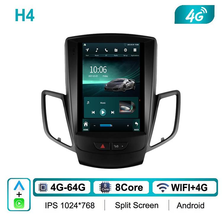 Ford Focus & Fiesta Car Navigation Android Bluetooth Control HD Reversing Camera with CarPlay.