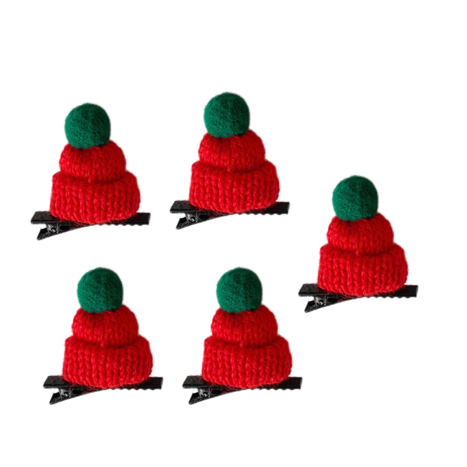 

Мультяшная шапка Санты, аксессуары для волос, удобные плюшевые заколки для вечеринок, модные шпильки, инструмент для укладки волос на рождественскую вечеринку 5