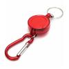 2026 1pc Retractable Pull Badge Reel ID Lanyard Name Tag Card Badge Holder Reels ABS Plastic Key Ring Chain Clips