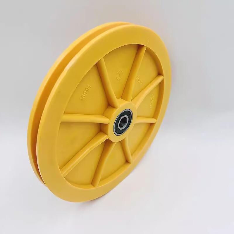 Elevator Overspeed Governor Tension Wheel with Screw Rod