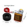 AC 60-500V 1-100A LED Digital Voltmeter Ammeter Hertz HZ Signal Lights 220V Voltage Current Meter Volt Amp Tester Detector