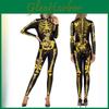 Halloween Horror Skeleton Costume For Women With 3d Print And Spandex For Halloween Parties