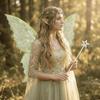 Wand Wings Wreath Elf Ear Set Sparkling Fairy Cosplay Set Sweet Butterfly Wings Set  Themed Party