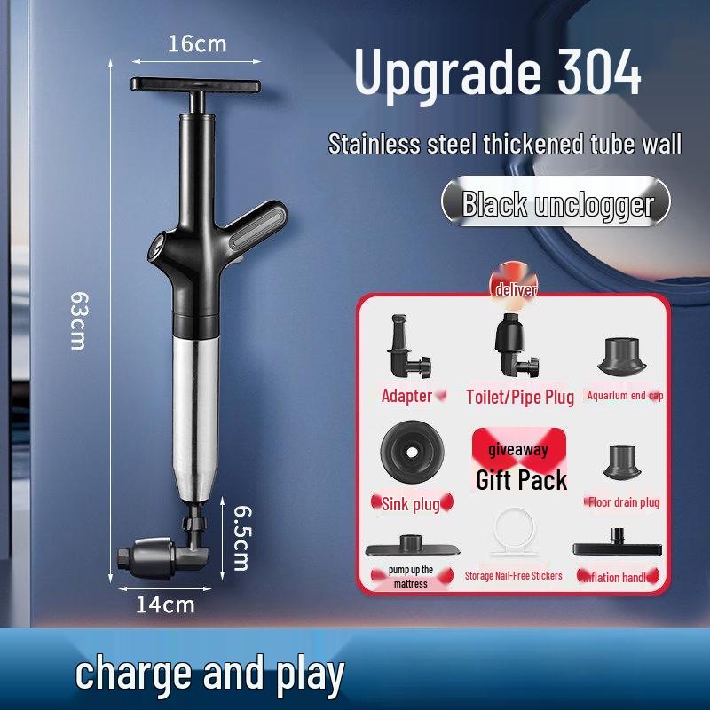 304 Stainless Steel Toilet Drain Blaster