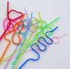 Eco-friendly PETG Crystal Shaped Straws - Creative, Cute, Disposable Party Tubes