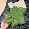Women's Retro Stand-Collar Slim-Fit Knit Sweater - Autumn/Winter Collection, Figure-Flattering Design