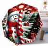 Stained Glass Reindeer Art Compact Travel Automatic Umbrella with 8-Rib Lightweight Travel Essential Fashion Lovers