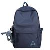 Student School Bag Women's Large Capacity Backpack Solid Color Men's Backpack