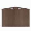 VidaXL Garden Shed 257x580x181 Cm Metal Brown 143355