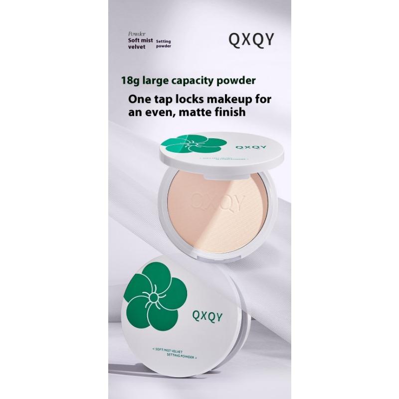 Sametový pudr s jemnou mlhou, make-upový pudr, kontrola mastnoty, voděodolný, dlouhotrvající, matný, přirozený, nahý make-up, pudr