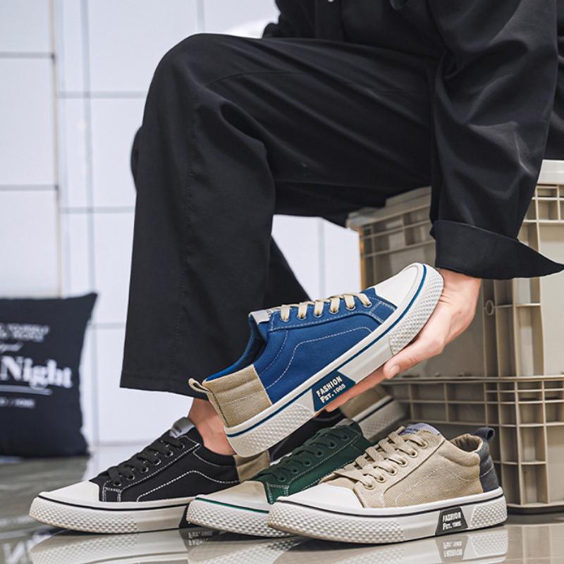 Men's Shoes Board Shoes Fashion Shoes 2025 Breathable Men and Women's Casual Shoes Four Seasons Non-slip Canvas Shoes