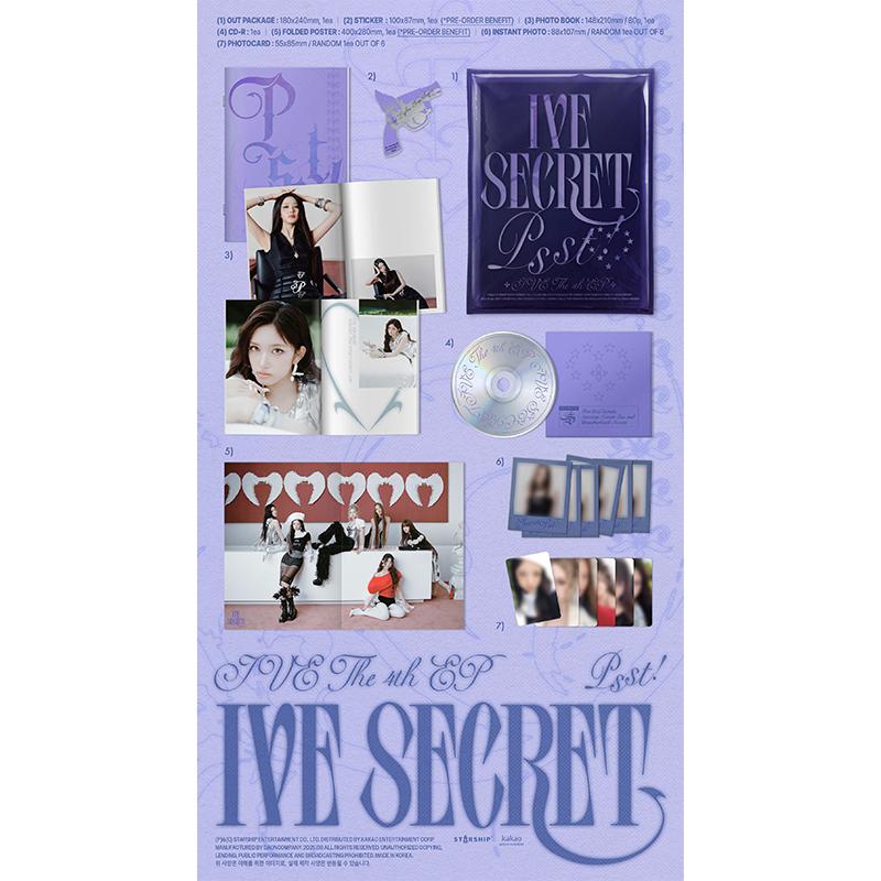 [Pre-order] IVE Mini Album Vol.4 [IVE SECRET](STANDARD Ver+LOVED IVE Ver) (LUCKY DRAW)