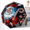 1 Stück Weihnachten Weihnachtsmann Faltbarer Regenschirm | Elegantes Design, Modisches Accessoire, Langlebige Konstruktion, Stabile Speichen yy251107024