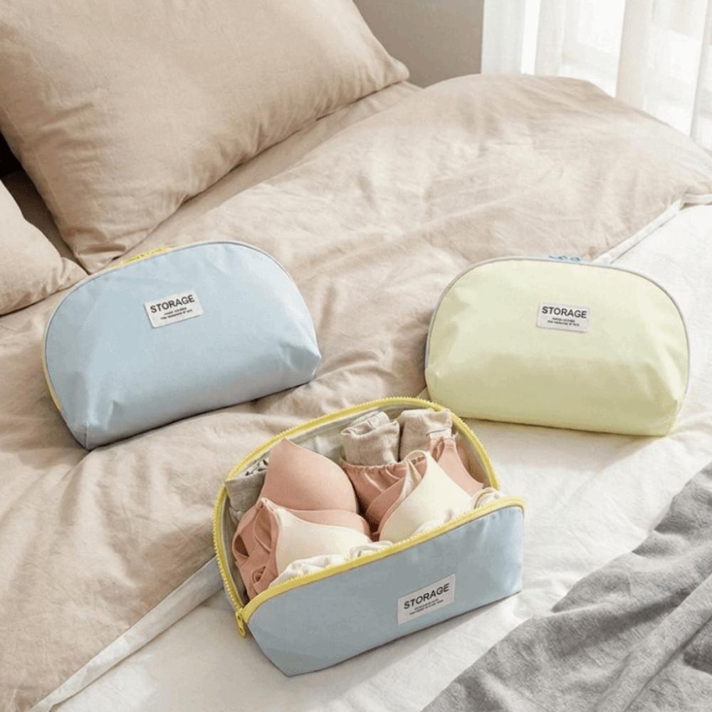 Large Capacity Underwear Storage Bag Cartoon Lingerie Pouch Intimate Clothes Bag  for Home