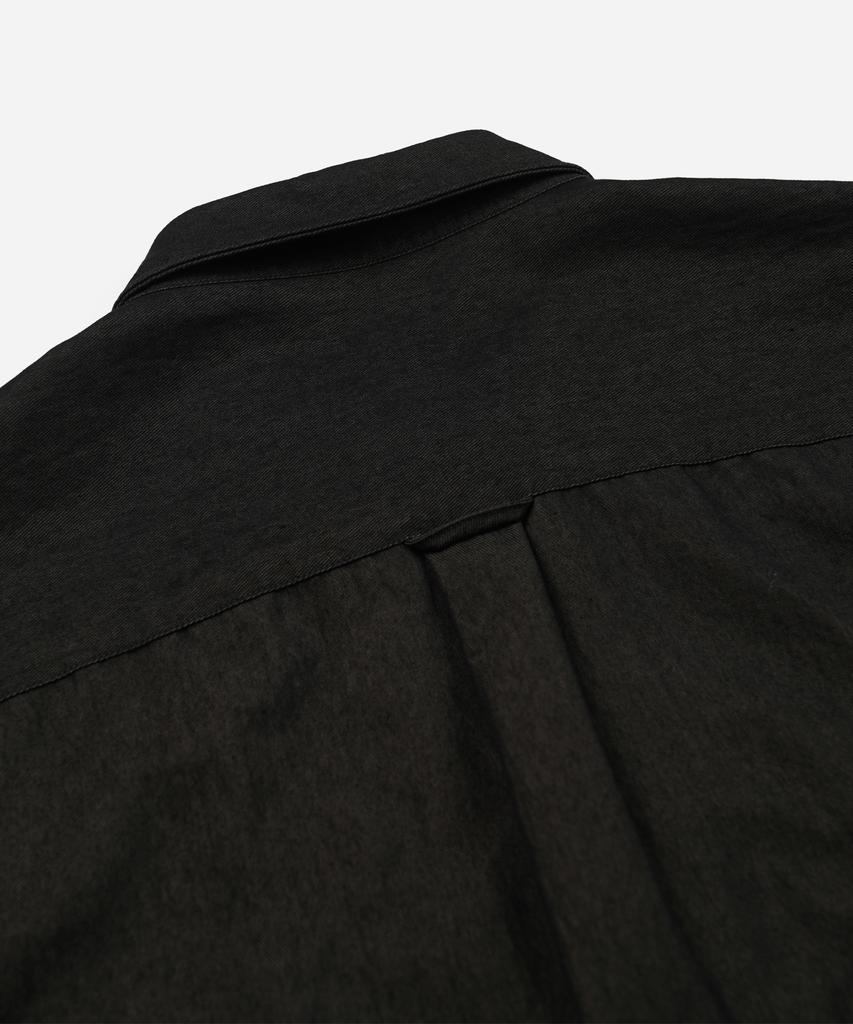 FRIZMWORKS Two Tone Relaxed Shirt 002 _ Black Brown