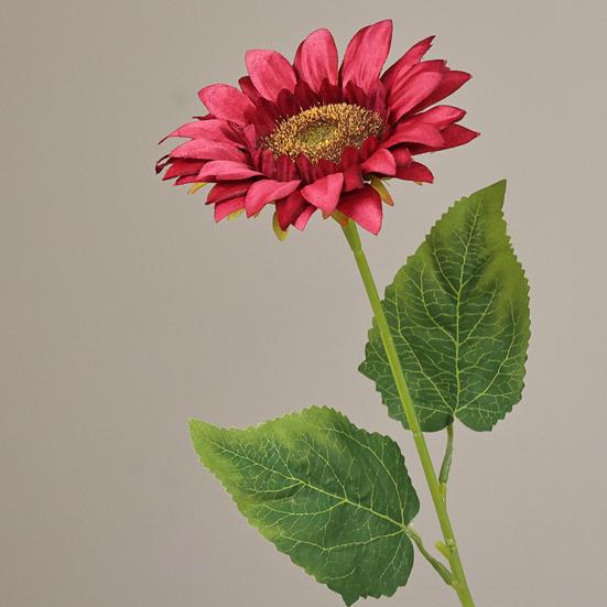 Simulated Sunflower Faux Flower with Bendable Stem Artificial Sunflower Branch for Home Office Wedding Parties Centerpiece