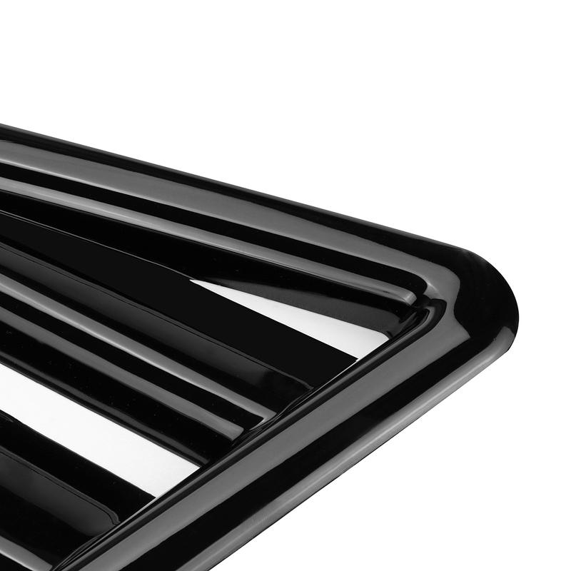 2X Engine Hood Vent For Vauxhall / Opel Astra H J K Corsa D E Louvers Air Scoop Bonnet Vent Cover Air Intake Cover Glossy Black