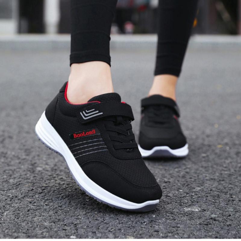 

Spring Summer Solid Color Simple Fashion Breathable Lightweight Flat Walking Shoes Comfortable Casual New Sports Shoes Sneakers 35